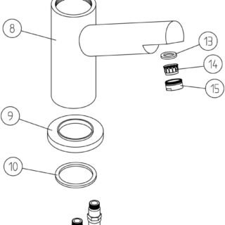 Leera Basin Mixer & Waste - Chrome - Image 2