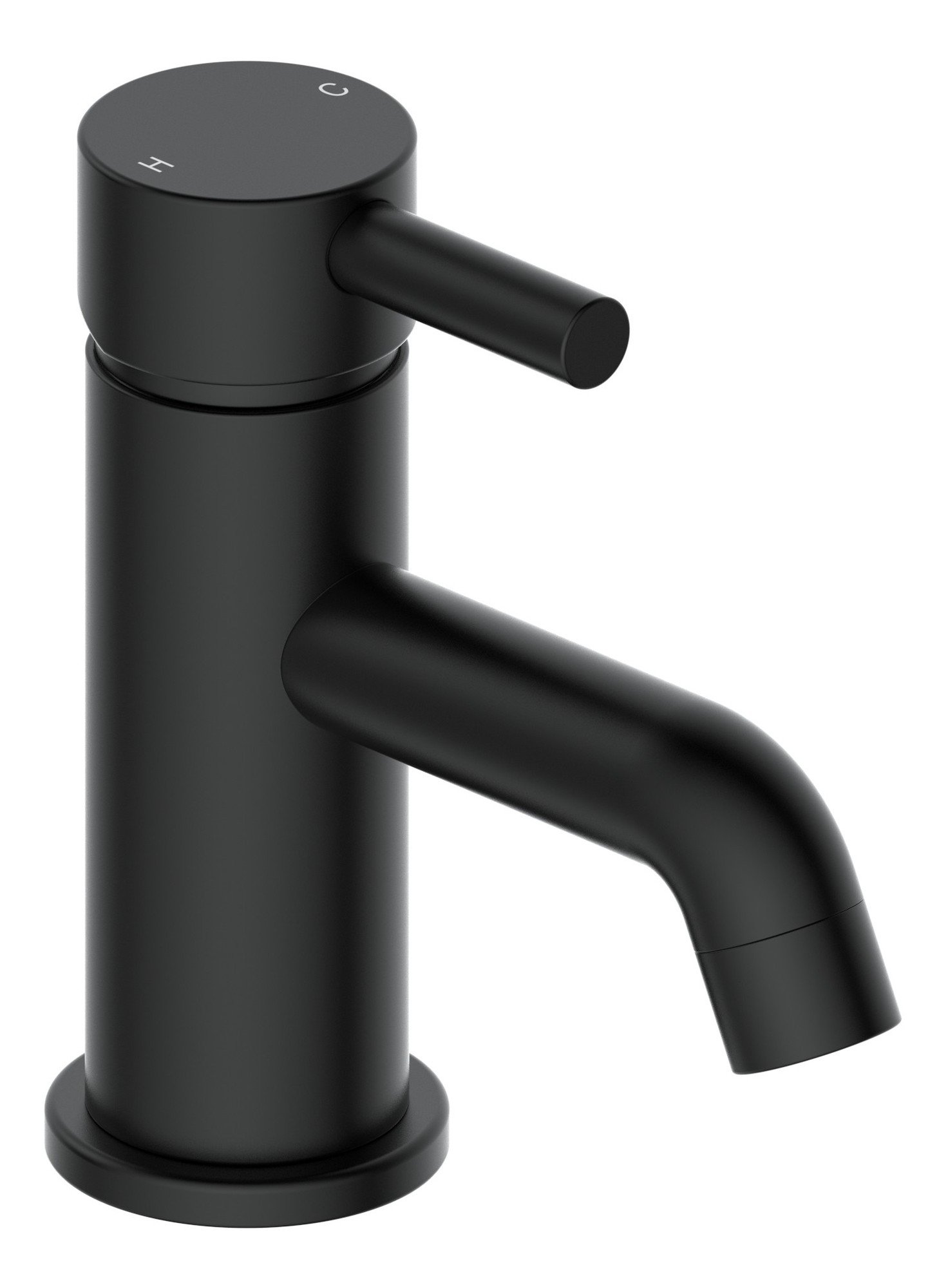 Pravaah Cloakroom Basin Mixer & Waste - Matt Black