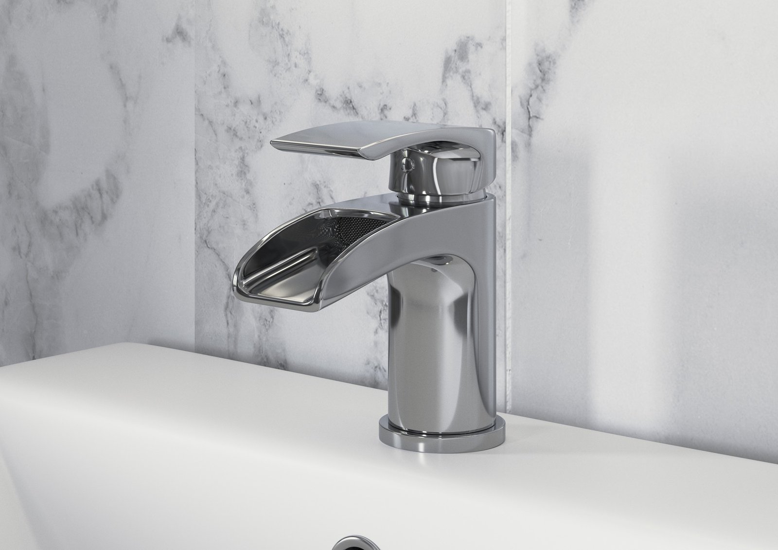 Rivya Basin Mixer - Chrome - Image 3