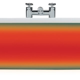 Neela L Shape SUPERCAST 1700x850x560mm 0TH Shower Bath Pack (LH) - Chrome - Image 6